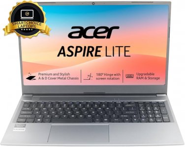 Acer [Smartchoice] Aspire Lite AMD Ryzen 3 5300U Premium Thin and Light Laptop (Windows 11 Home/8 GB RAM/512 GB SSD) AL15-41 with 39.62 cm (15.6